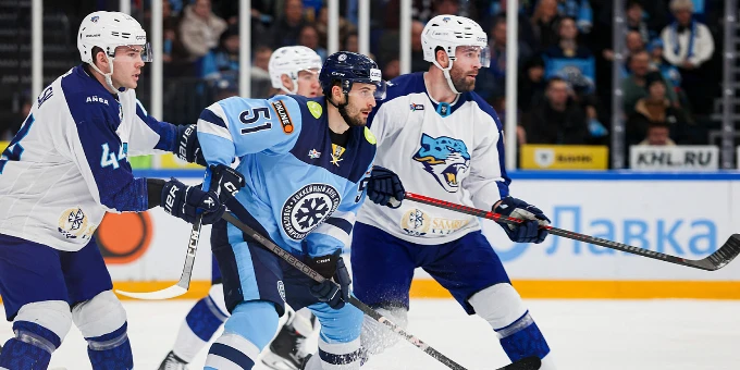 «Барыс» уступил «Сибири» в серии буллитов в упорном матче КХЛ